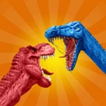 dinosaurs battle android application logo